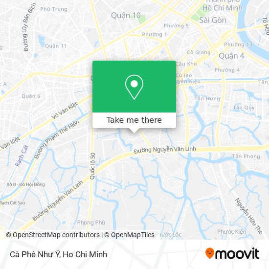 Cà Phê Như Ý map
