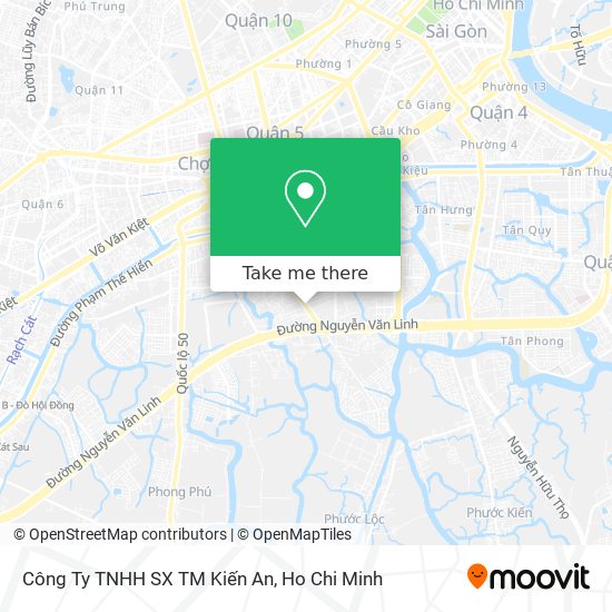 Công Ty TNHH SX TM Kiến An map