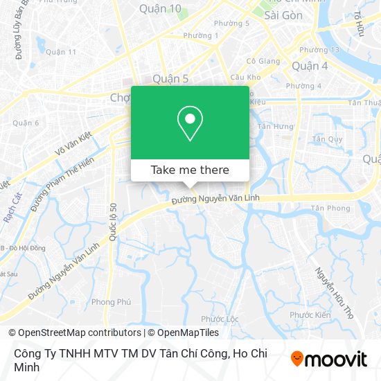 Công Ty TNHH MTV TM DV Tân Chí Công map