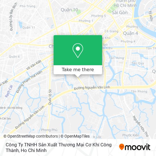 Công Ty TNHH Sản Xuất Thương Mại Cơ Khí Công Thành map