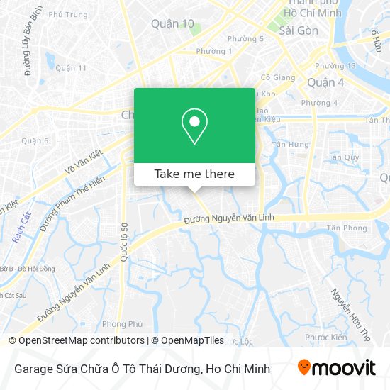 Garage Sửa Chữa Ô Tô Thái Dương map