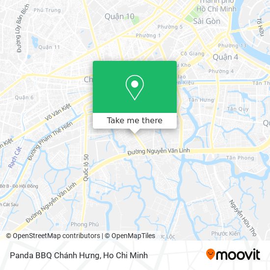 Panda BBQ Chánh Hưng map