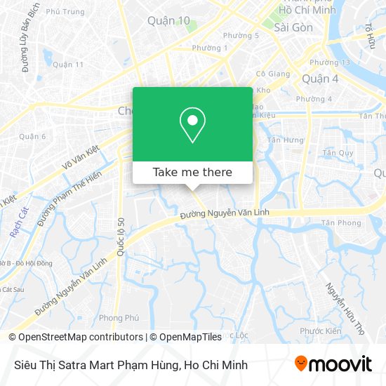 Siêu Thị Satra Mart Phạm Hùng map