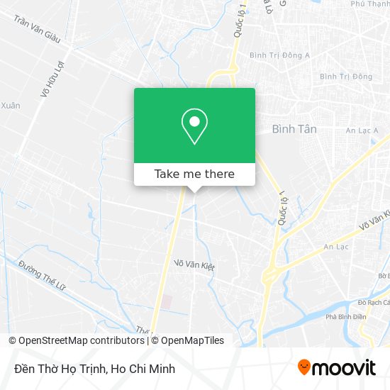 Đền Thờ Họ Trịnh map