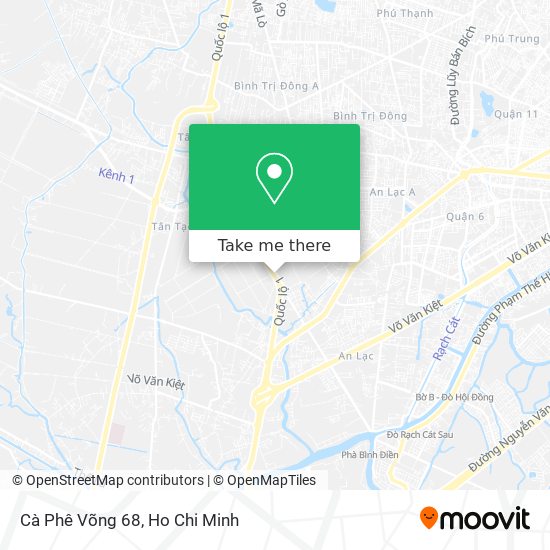 Cà Phê Võng 68 map