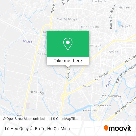 Lò Heo Quay Út Ba Tri map