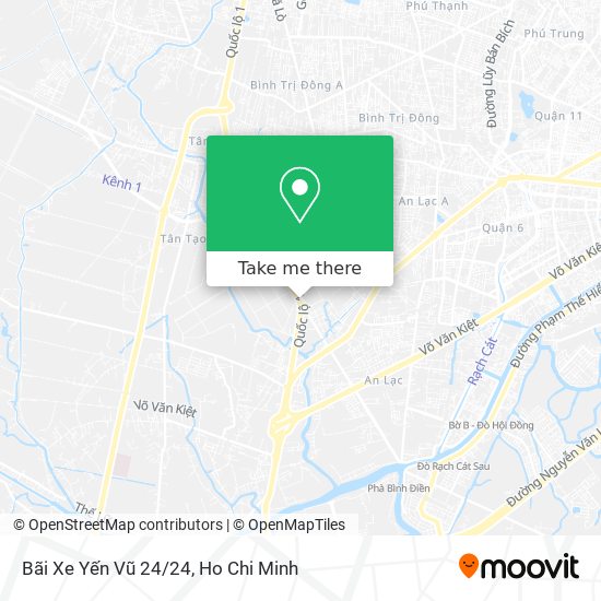 Bãi Xe Yến Vũ 24/24 map
