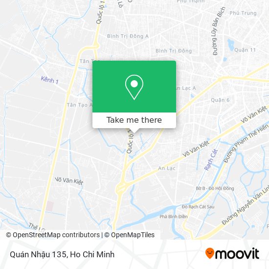 Quán Nhậu 135 map