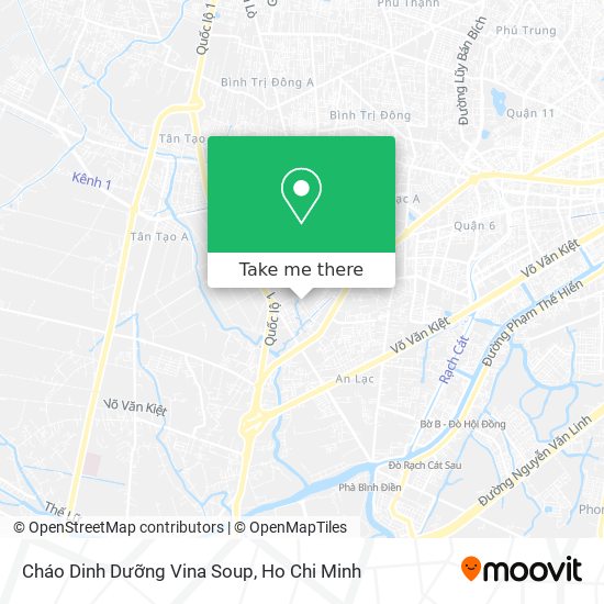 Cháo Dinh Dưỡng Vina Soup map