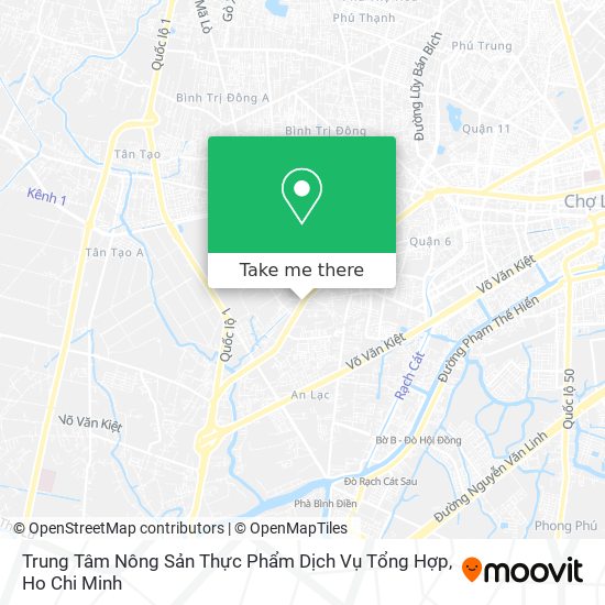 Trung Tâm Nông Sản Thực Phẩm Dịch Vụ Tổng Hợp map