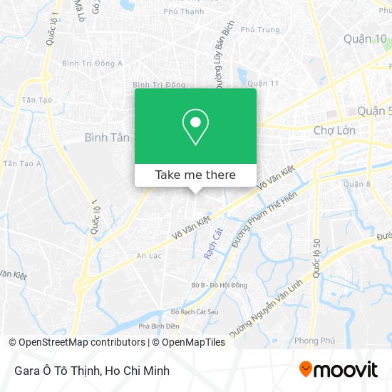 Gara Ô Tô Thịnh map