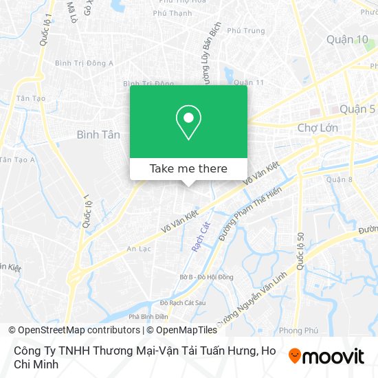 Công Ty TNHH Thương Mại-Vận Tải Tuấn Hưng map