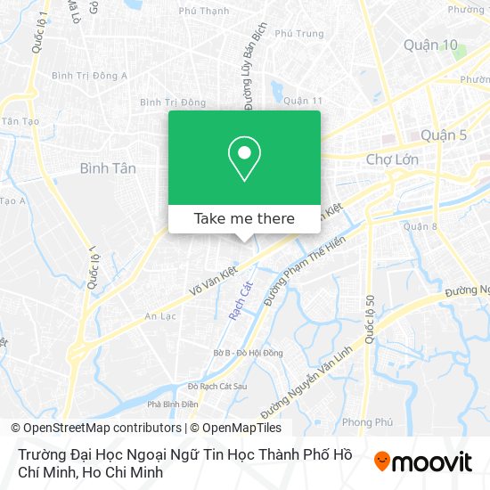 Trường Đại Học Ngoại Ngữ Tin Học Thành Phố Hồ Chí Minh map
