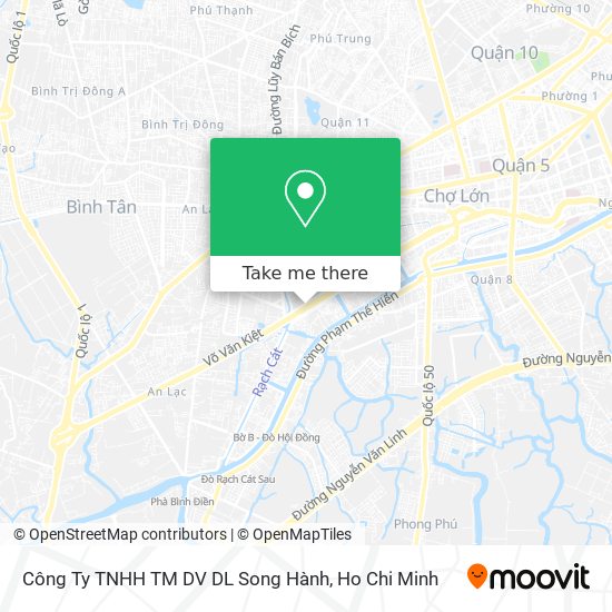 Công Ty TNHH TM DV DL Song Hành map