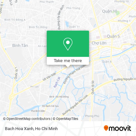 Bach Hoa Xanh map