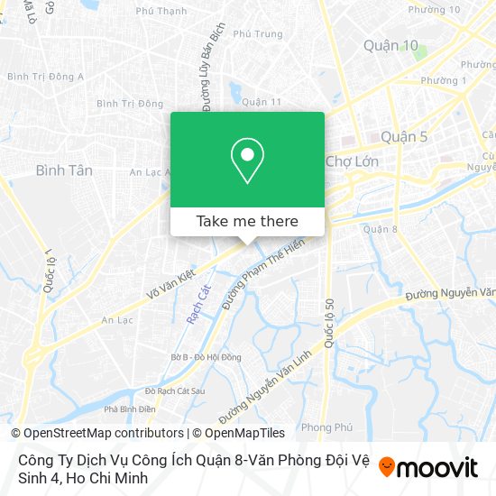 Công Ty Dịch Vụ Công Ích Quận 8-Văn Phòng Đội Vệ Sinh 4 map