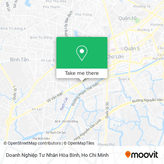 Doanh Nghiệp Tư Nhân Hòa Bình map