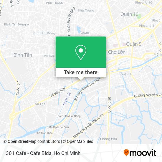 301 Cafe - Cafe Bida map