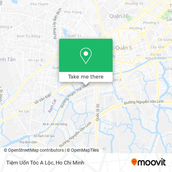 Tiệm Uốn Tóc A Lộc map