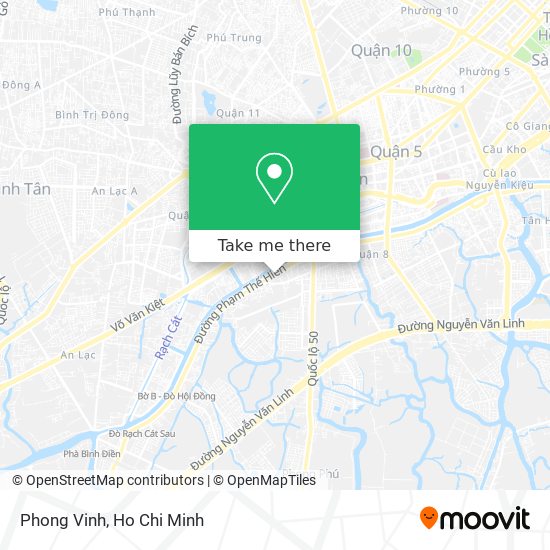 Phong Vinh map