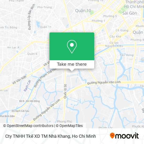 Cty TNHH Tkế XD TM Nhà Khang map