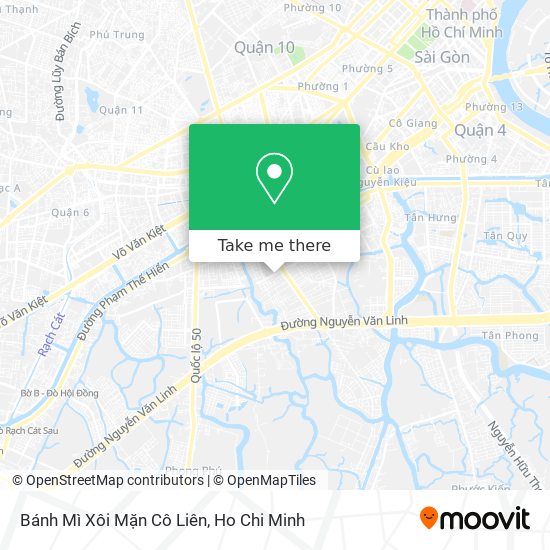 Bánh Mì Xôi Mặn Cô Liên map