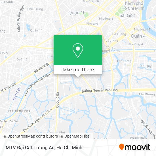 MTV Đại Cát Tường An map