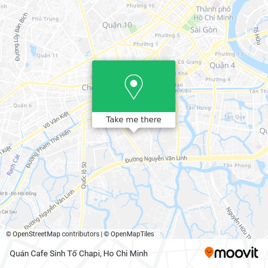 Quán Cafe Sinh Tố Chapi map