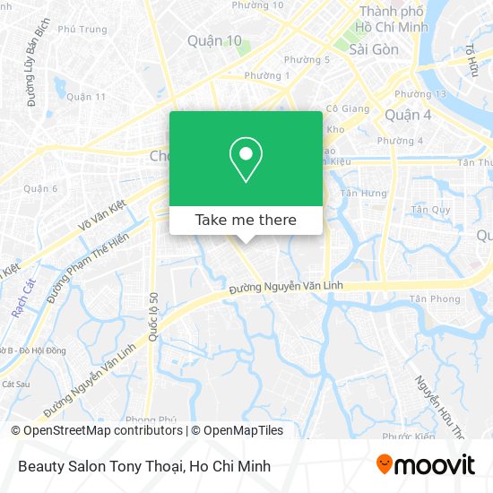 Beauty Salon Tony Thoại map