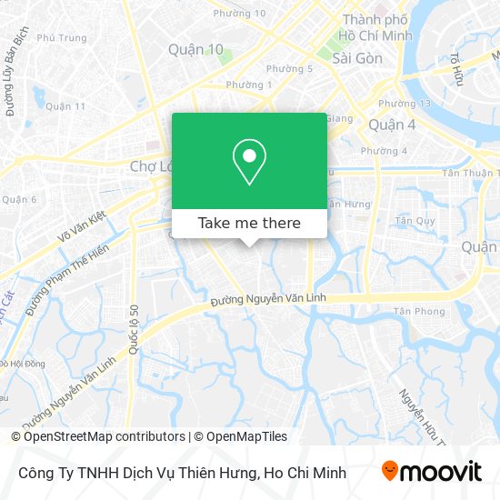 Công Ty TNHH Dịch Vụ Thiên Hưng map