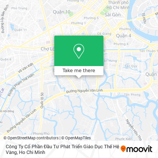 Công Ty Cổ Phần Đầu Tư Phát Triển Giáo Dục Thế Hệ Vàng map