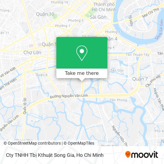 Cty TNHH Tbị Kthuật Song Gia map