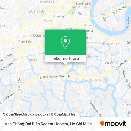 Văn Phòng Đại Diện Regent Harvest map