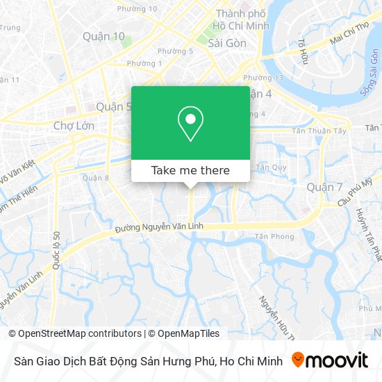 Sàn Giao Dịch Bất Động Sản Hưng Phú map