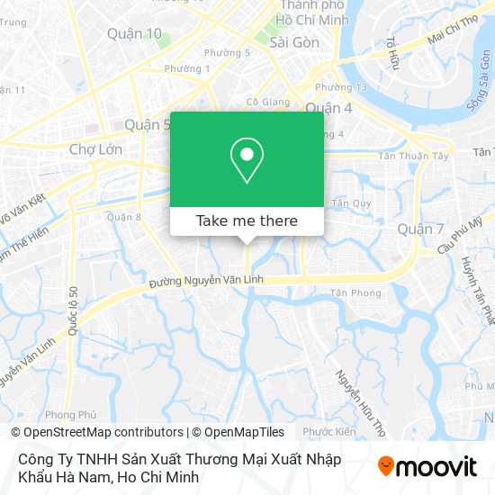 Công Ty TNHH Sản Xuất Thương Mại Xuất Nhập Khẩu Hà Nam map