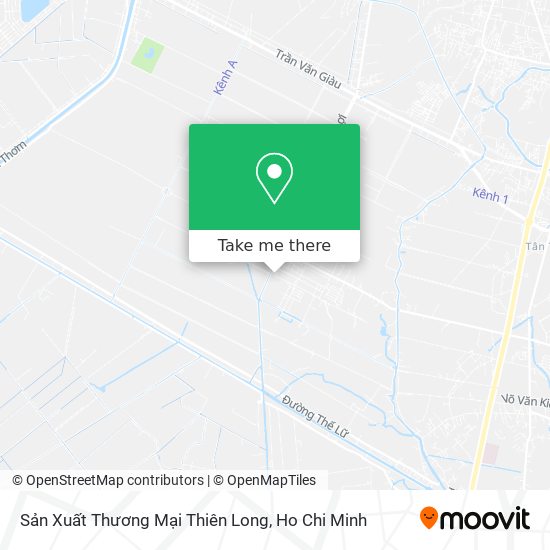Sản Xuất Thương Mại Thiên Long map