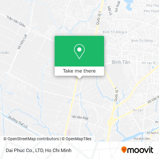 Dai Phuc Co., LTD map
