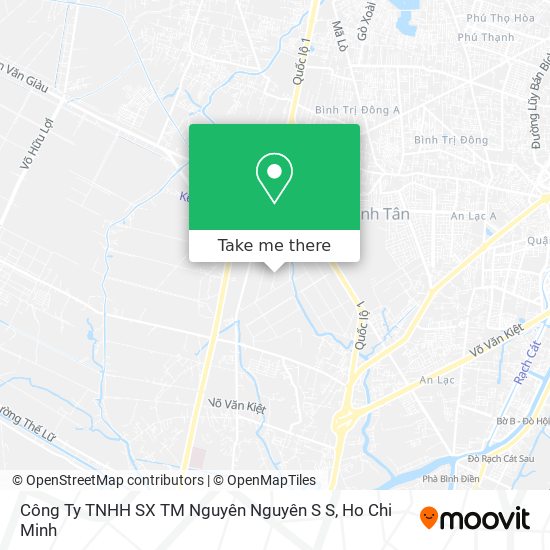 Công Ty TNHH SX TM Nguyên Nguyên S S map