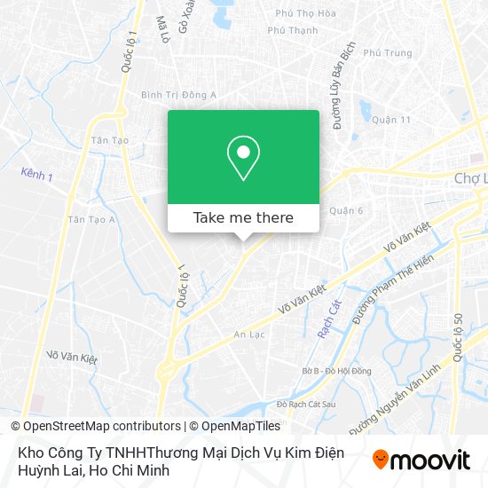 Kho Công Ty TNHHThương Mại Dịch Vụ Kim Điện Huỳnh Lai map