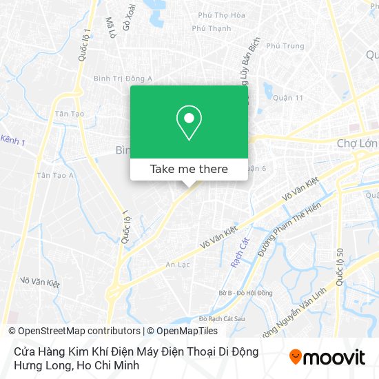 Cửa Hàng Kim Khí Điện Máy Điện Thoại Di Động Hưng Long map