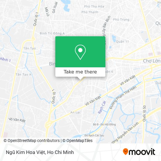 Ngũ Kim Hoa Việt map