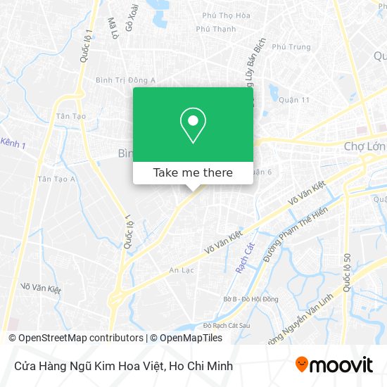 Cửa Hàng Ngũ Kim Hoa Việt map