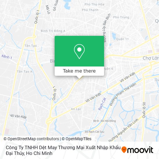 Công Ty TNHH Dệt May Thương Mại Xuất Nhập Khẩu Đại Thủy map