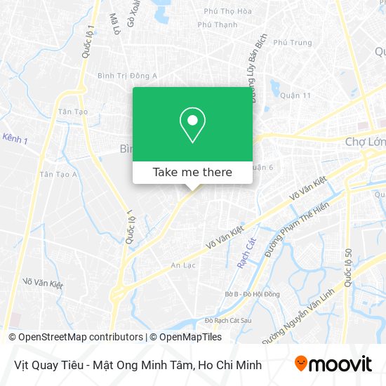 Vịt Quay Tiêu - Mật Ong Minh Tâm map