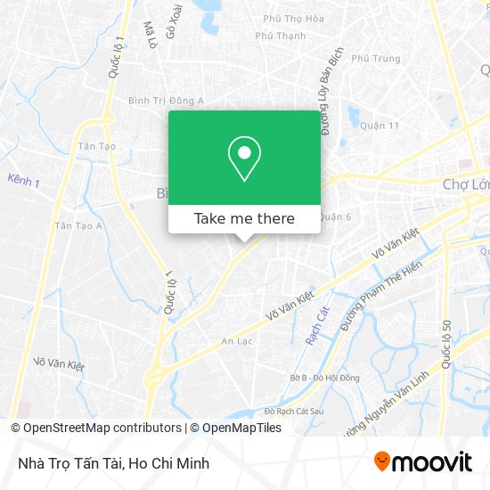 Nhà Trọ Tấn Tài map