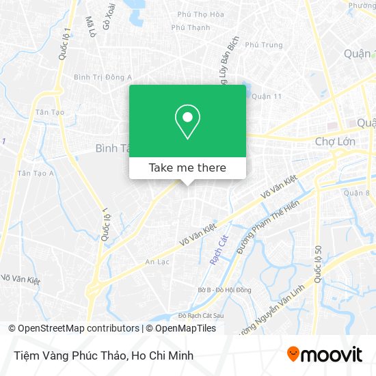 Tiệm Vàng Phúc Thảo map