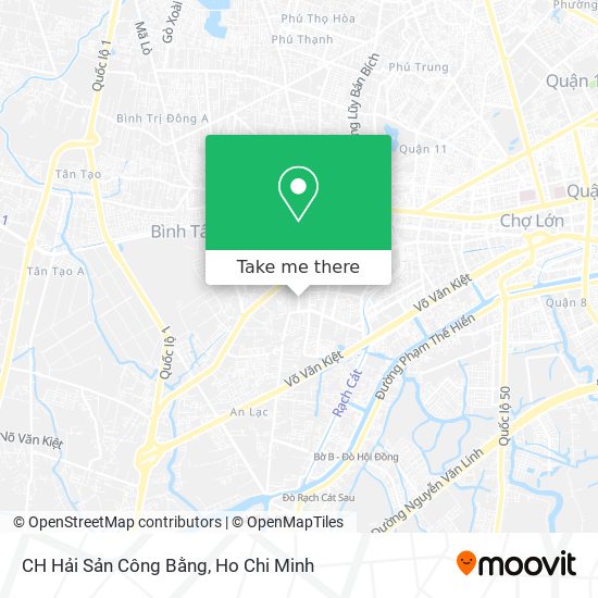 CH Hải Sản Công Bằng map