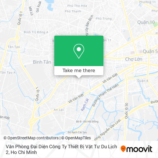 Văn Phòng Đại Diện Công Ty Thiết Bị Vật Tư Du Lịch 2 map