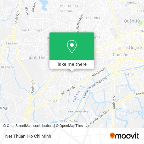 Net Thuận map