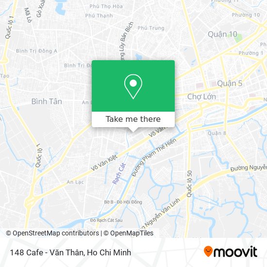 148 Cafe - Văn Thân map